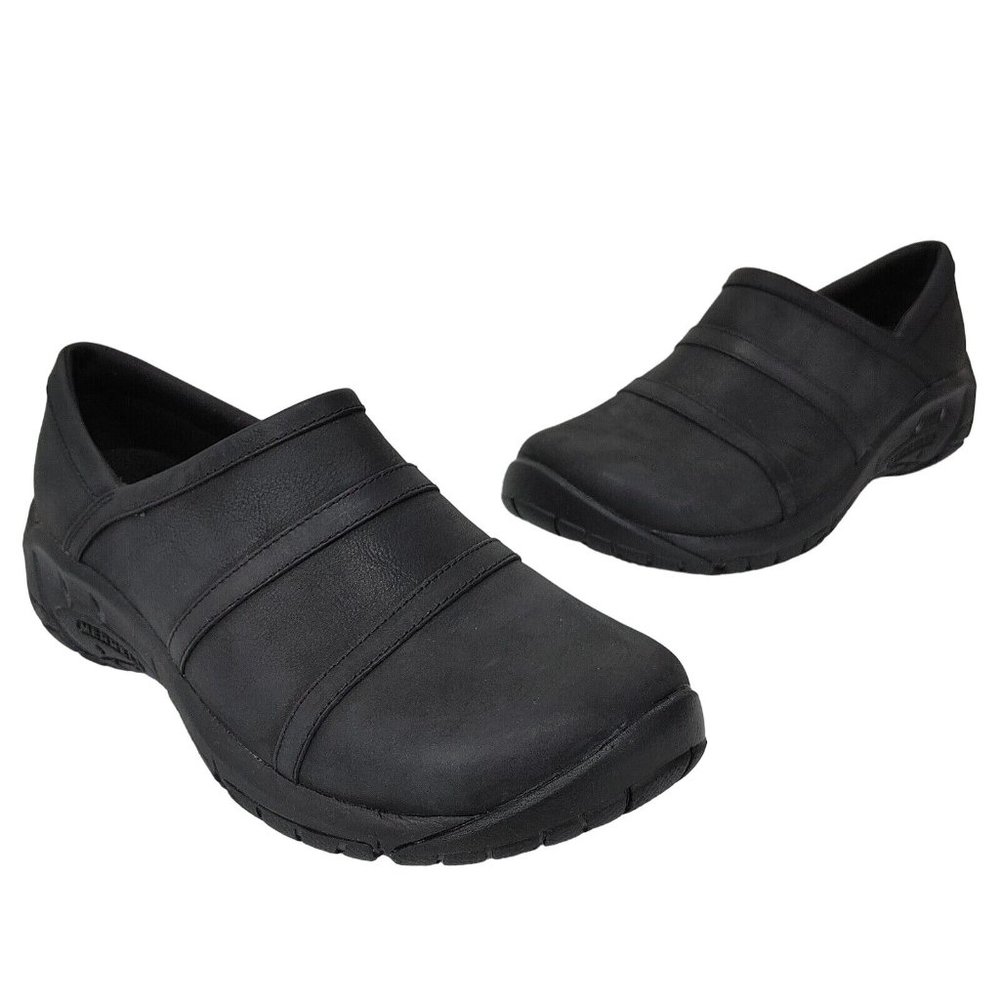 Merrell Encore Moc 4 Shoes Leather Slip-Ons Women's 9 W - Picture 1 of 10